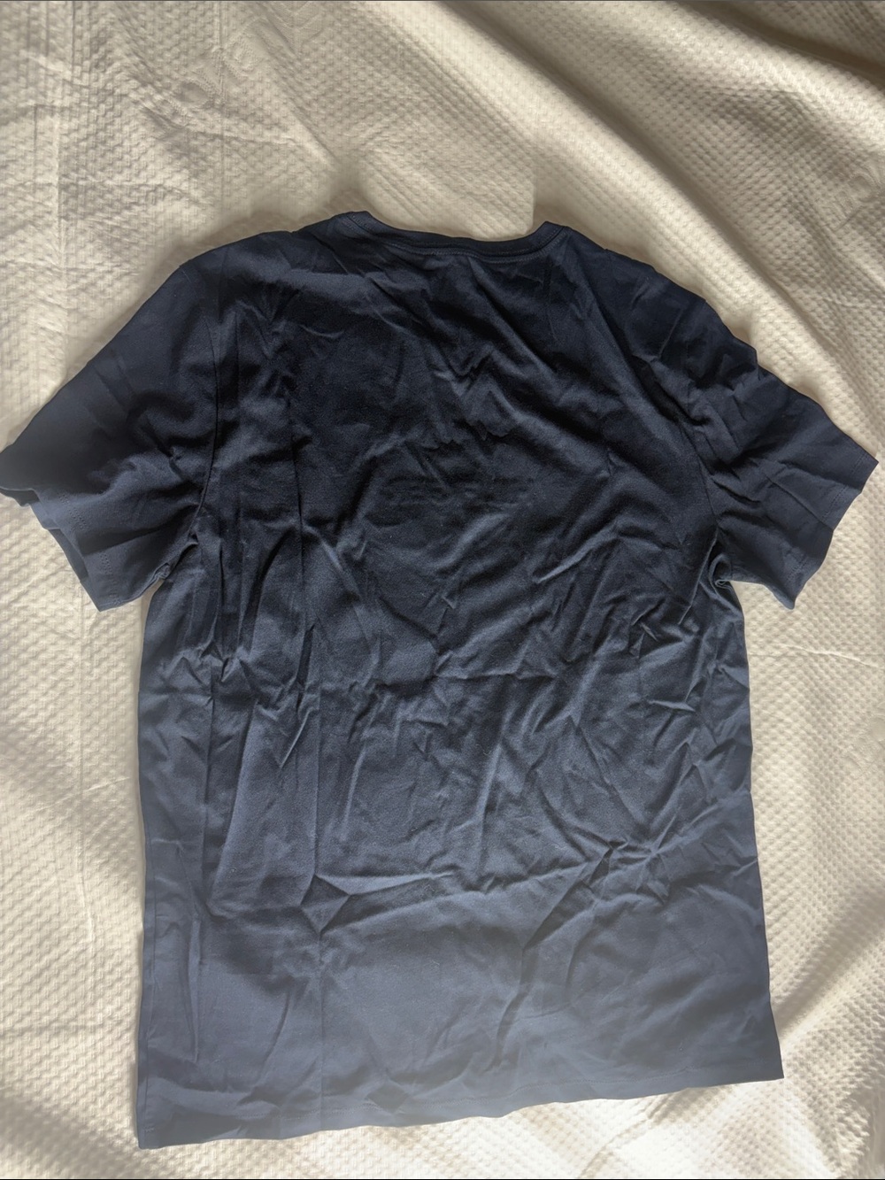 Tommy Hilfiger Navy Tee with Red & White Chest Stripe - Picture 2 of 2